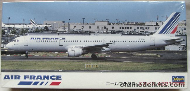Hasegawa 1/200 Airbus A321 Air France - (A-321), 10637 plastic model kit